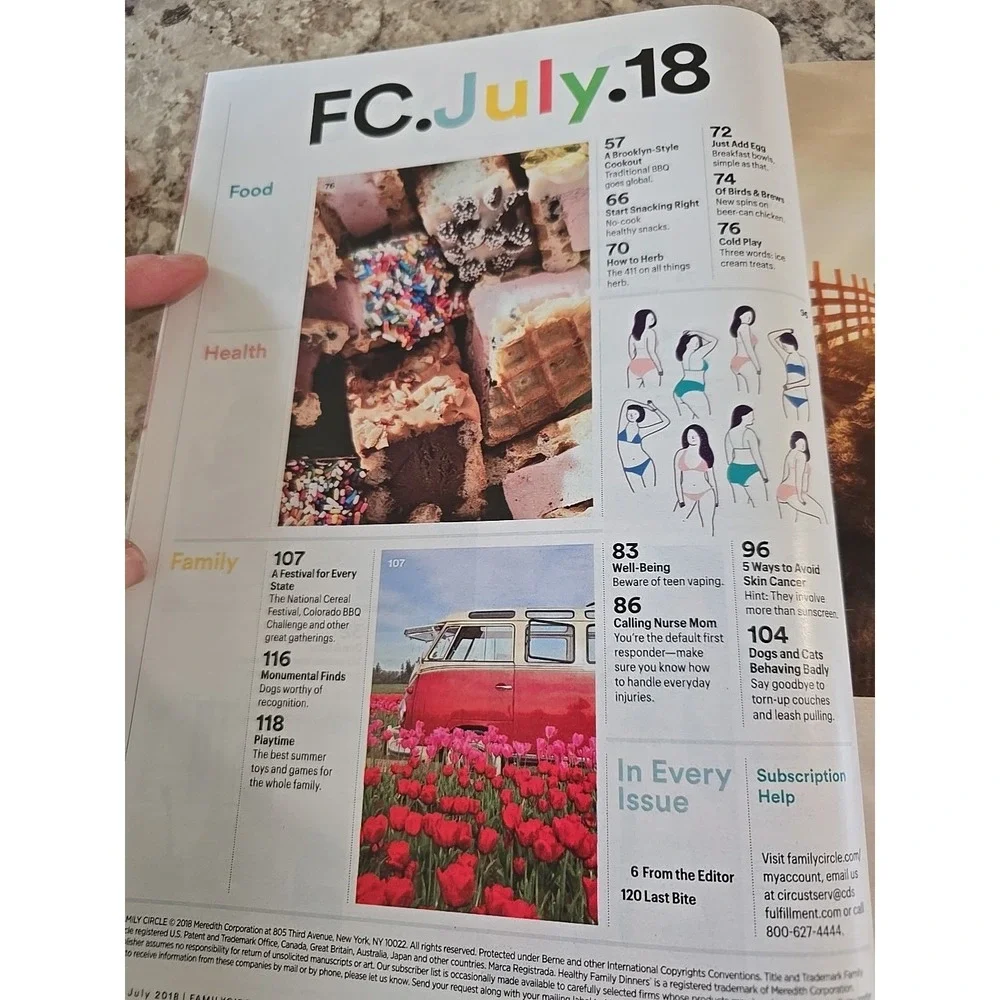 Family Circle Magazine - July 2018 - Your Most‎ Delicious Summer